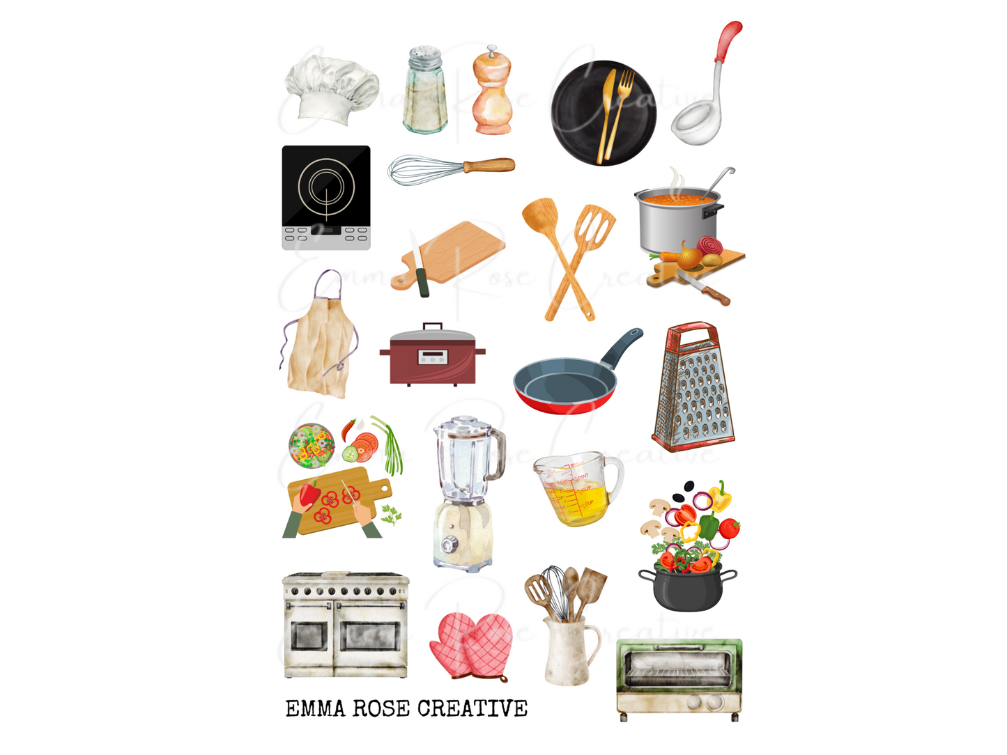 Food - Cooking, Sheet Stickers