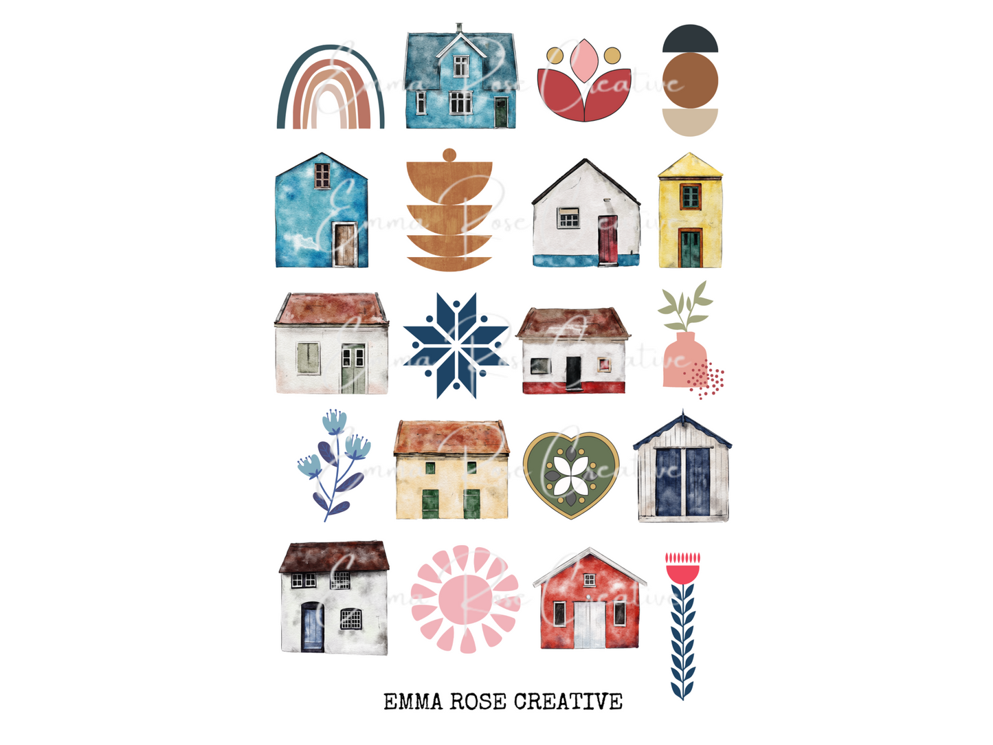 Home - Décor, Nordic, Sheet Stickers