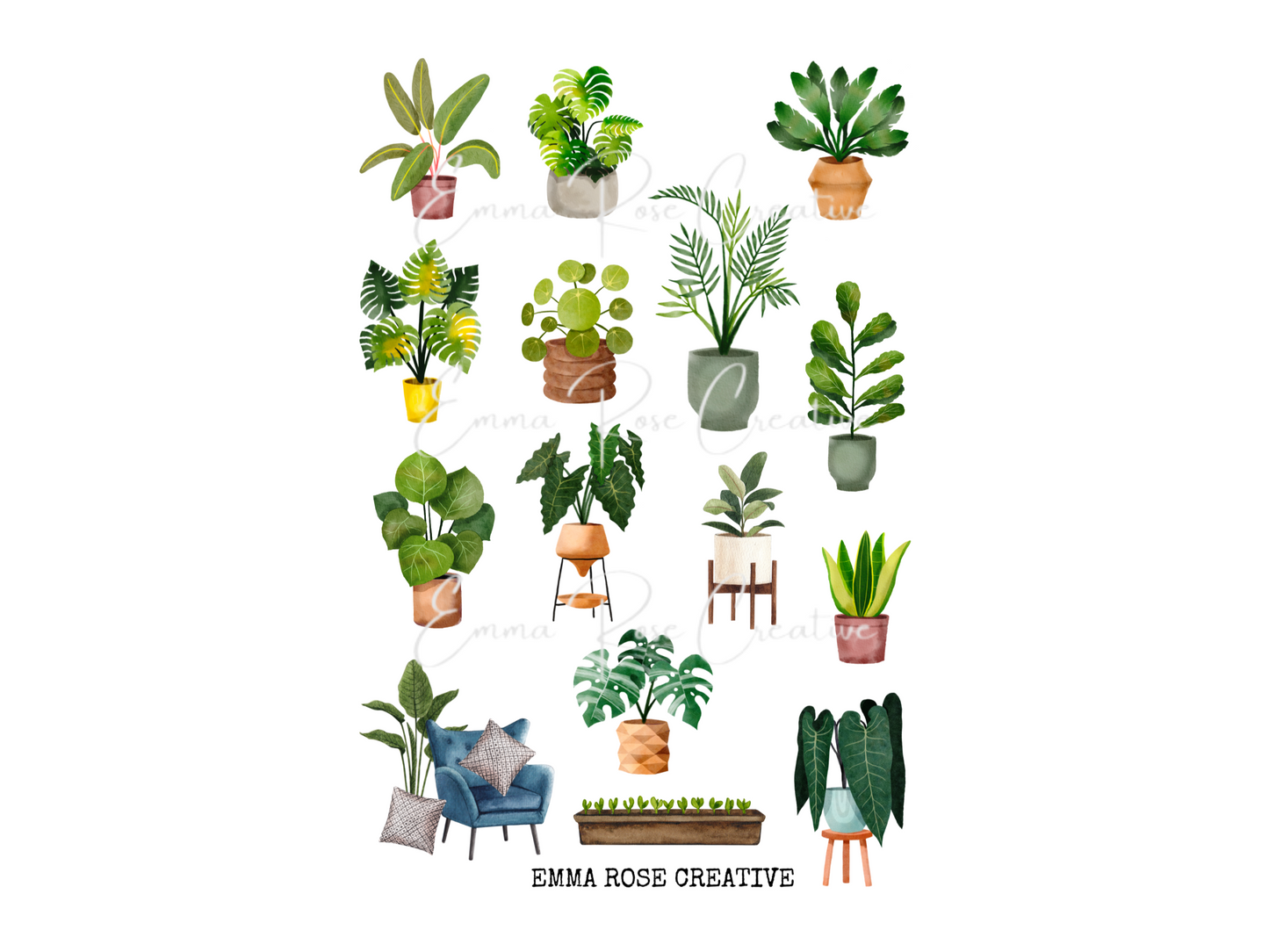 Plants - Plant Lover, Sheet Stickers