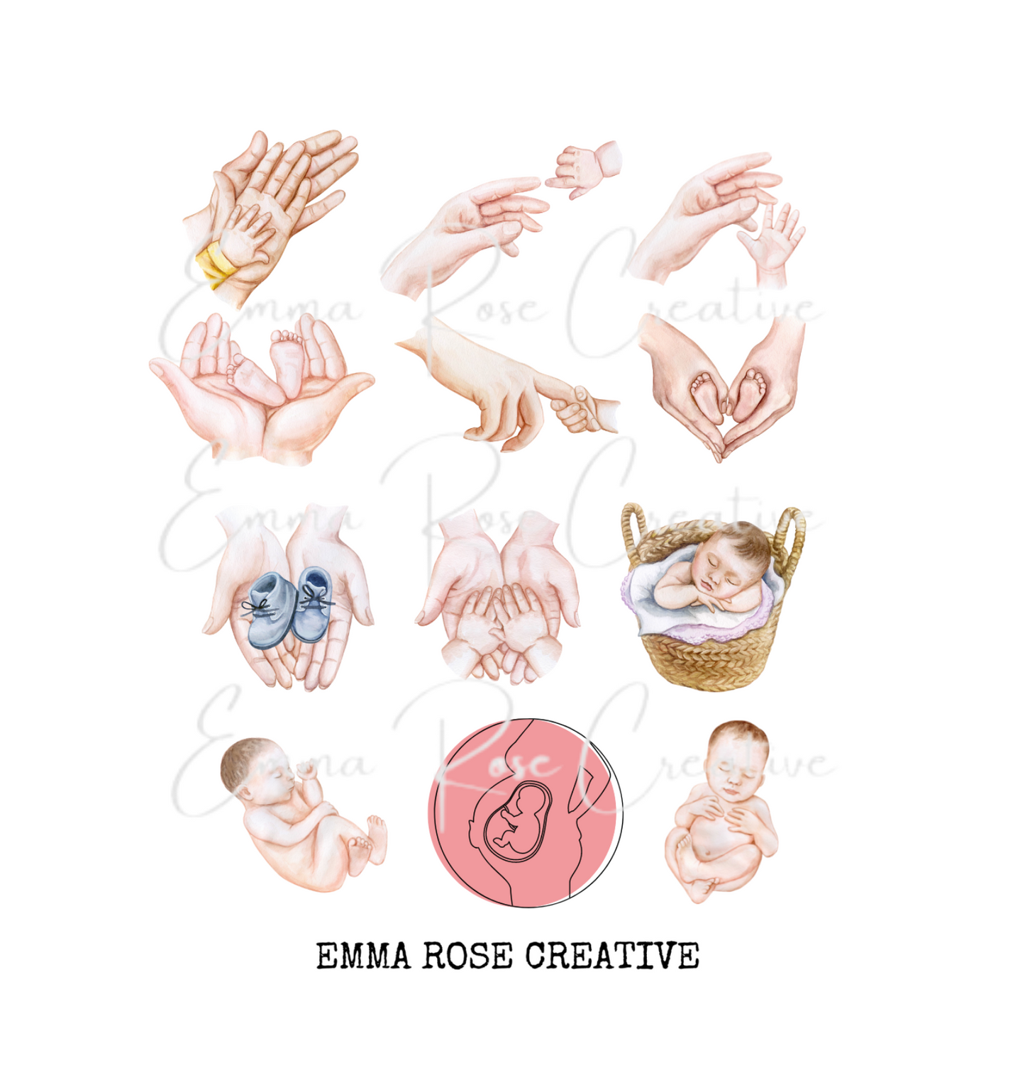 Baby - Mother's Touch, Newborn, Sheet Stickers