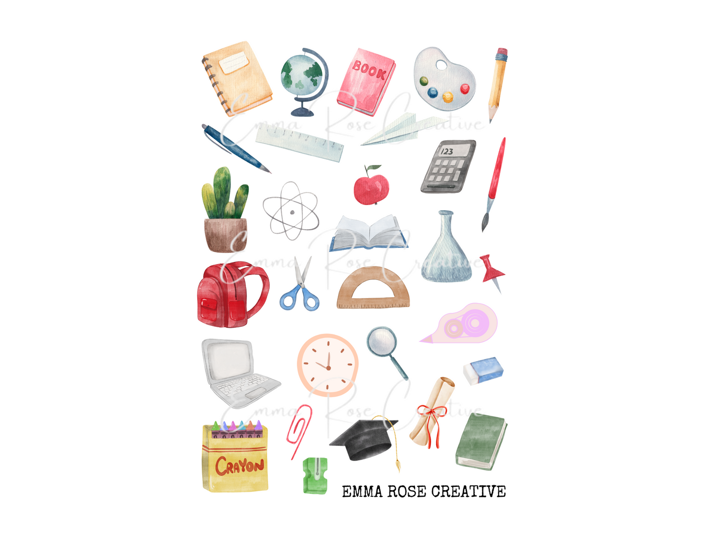 Education - Back to School, Sheet Stickers