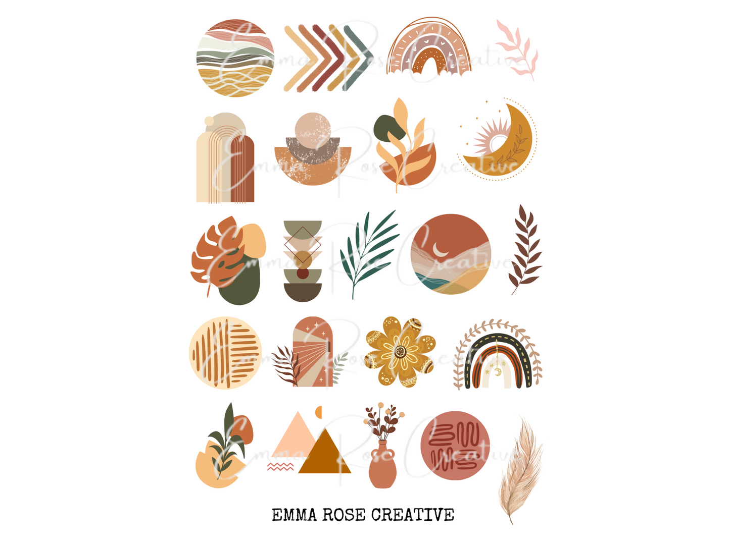 Home - Décor, Bohemian, Sheet Stickers