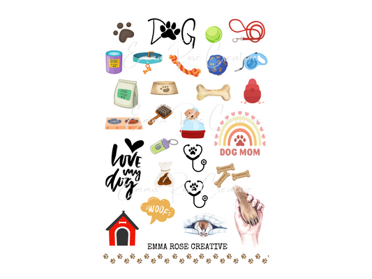 Dog - Ownership, Sheet Stickers