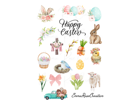 Holiday - Easter, Sheet Stickers